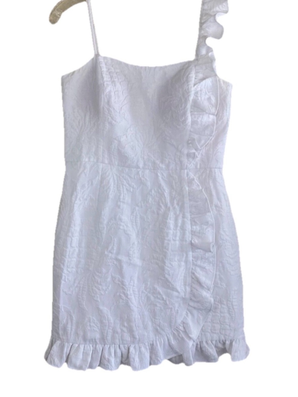 Lilly Pulitzer Women's Maetha Floral Jacquard Ruffle Romper - Picture 4 of 6